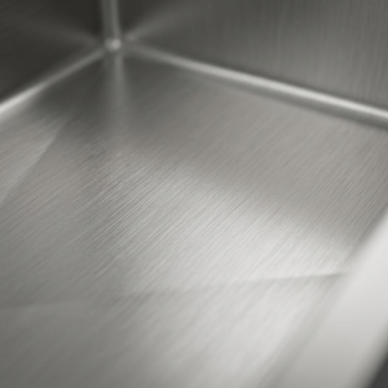 Pure.Sink Luxion RVS spoelbak 36x40 cm onderbouw, vlakinbouw en opbouw  PLX3640-02